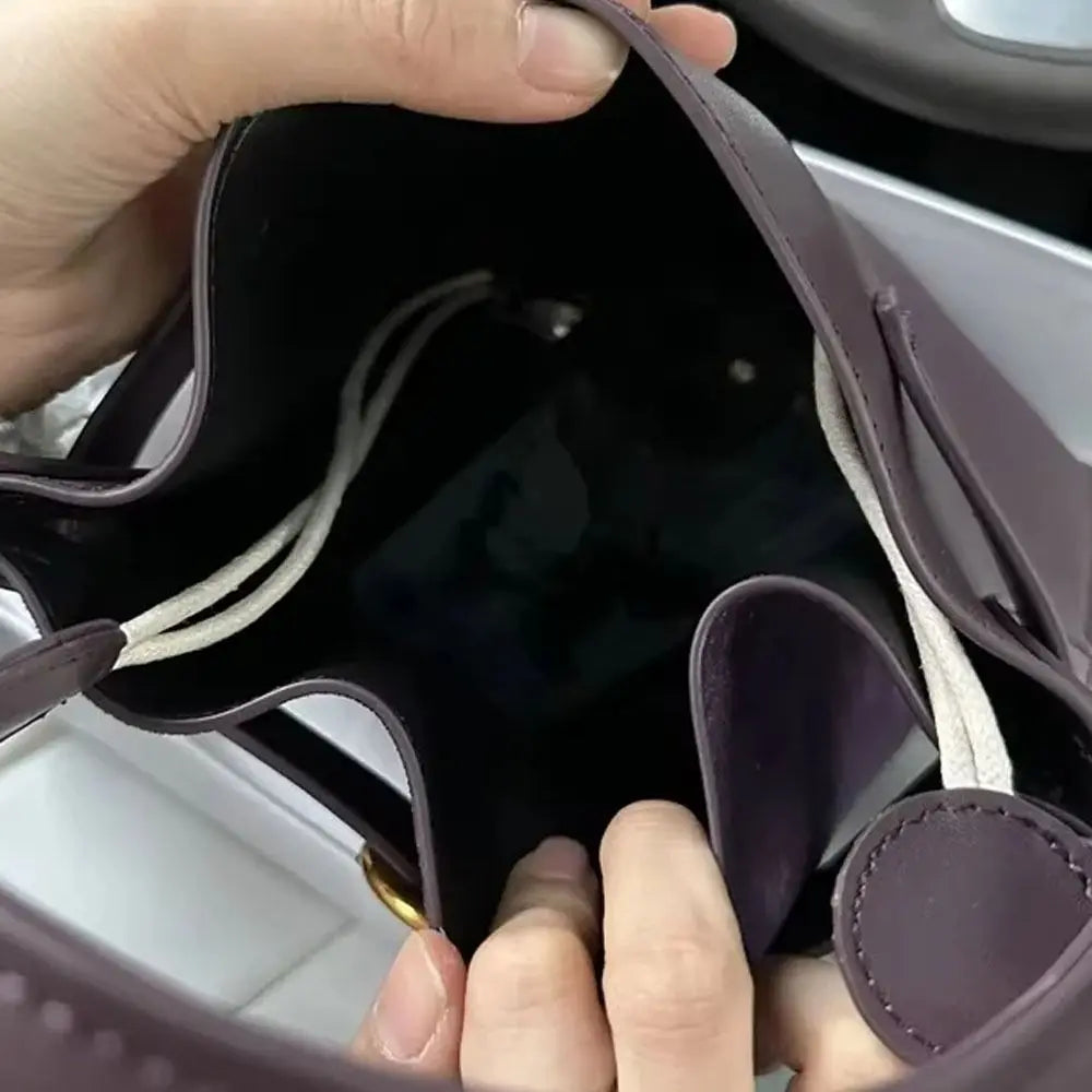 Bolso de lujo versátil de PU, bolso de cubo de gran capac...