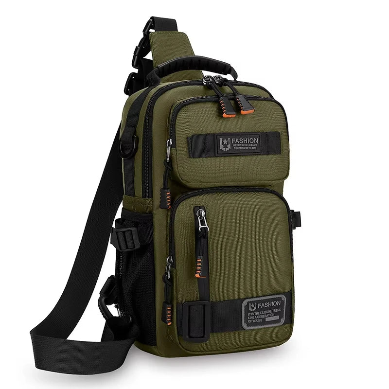 Riñonera para acampar para hombre, bolso de pecho, bolsos...