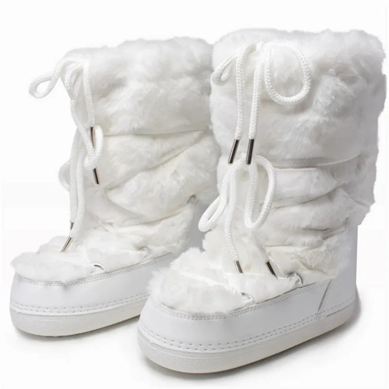 Botas de nieve de gama alta para Mujer, zapatos de invier...