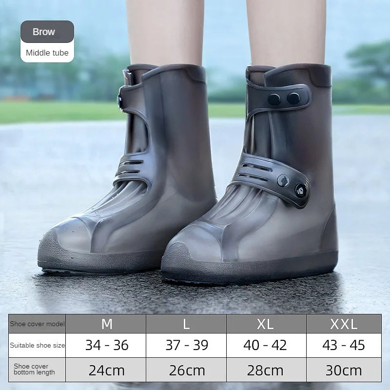 High waterproof shoe cover by Corporación Turística, made of high-quality silicone for protection against rain and moisture.