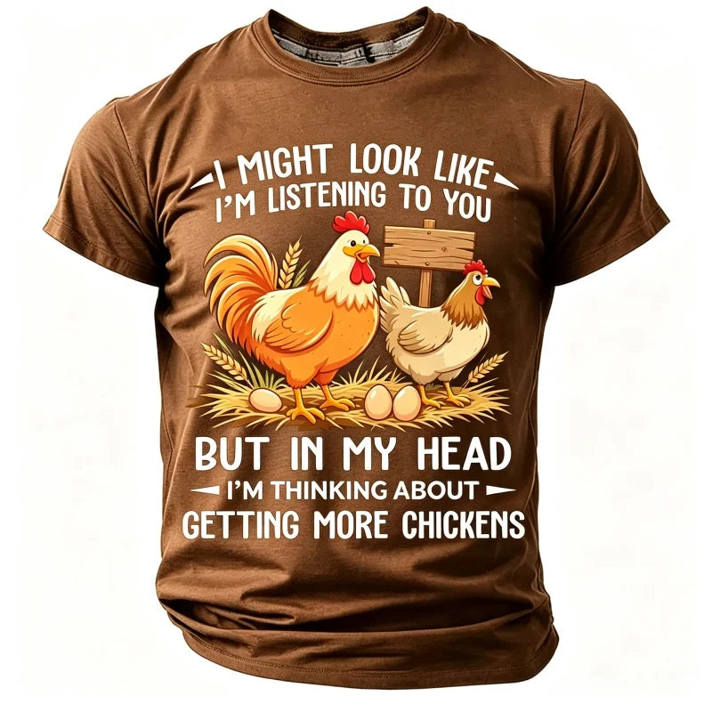 Short-sleeve men's T-shirt from Corporación Turística featuring a fun design, casual fit, and comfortable fabric.