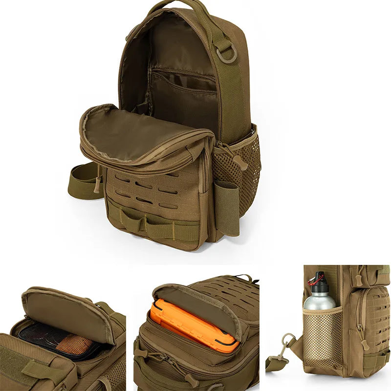 Bolsa táctica de pecho para escalada, accesorios para moc...