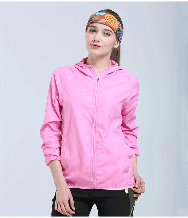 Chaqueta de lluvia para acampar para hombre y mujer, ropa...