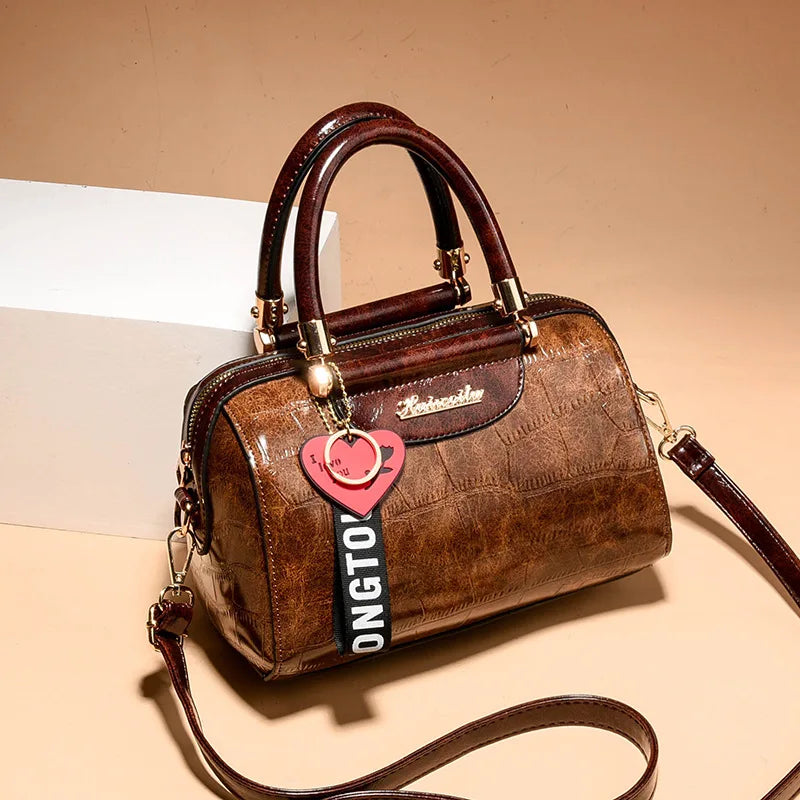 Bolso de hombro de diseño de lujo para mujer, Bolso de ma...