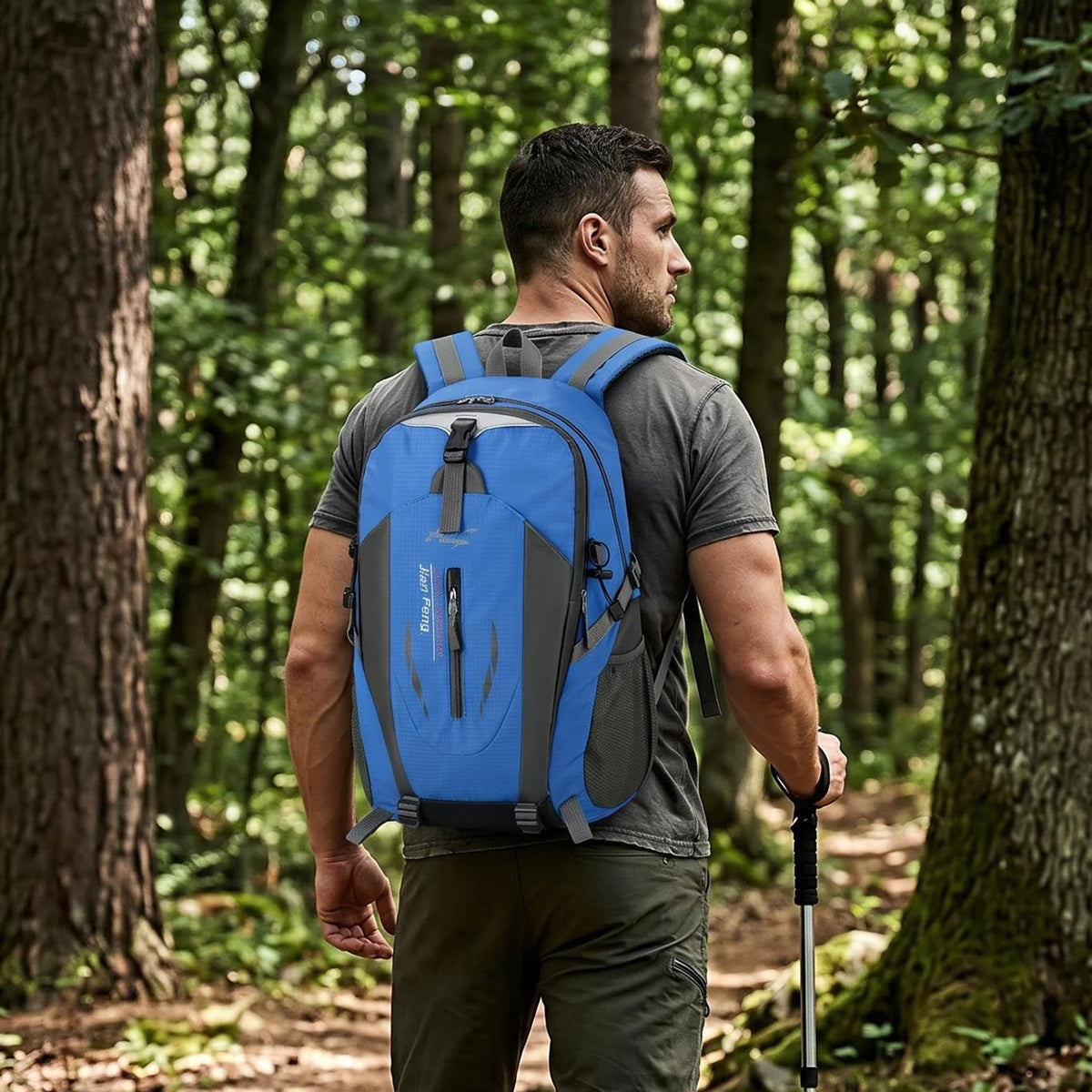 Mochila de Senderismo para Exteriores, Resistente al Agua...