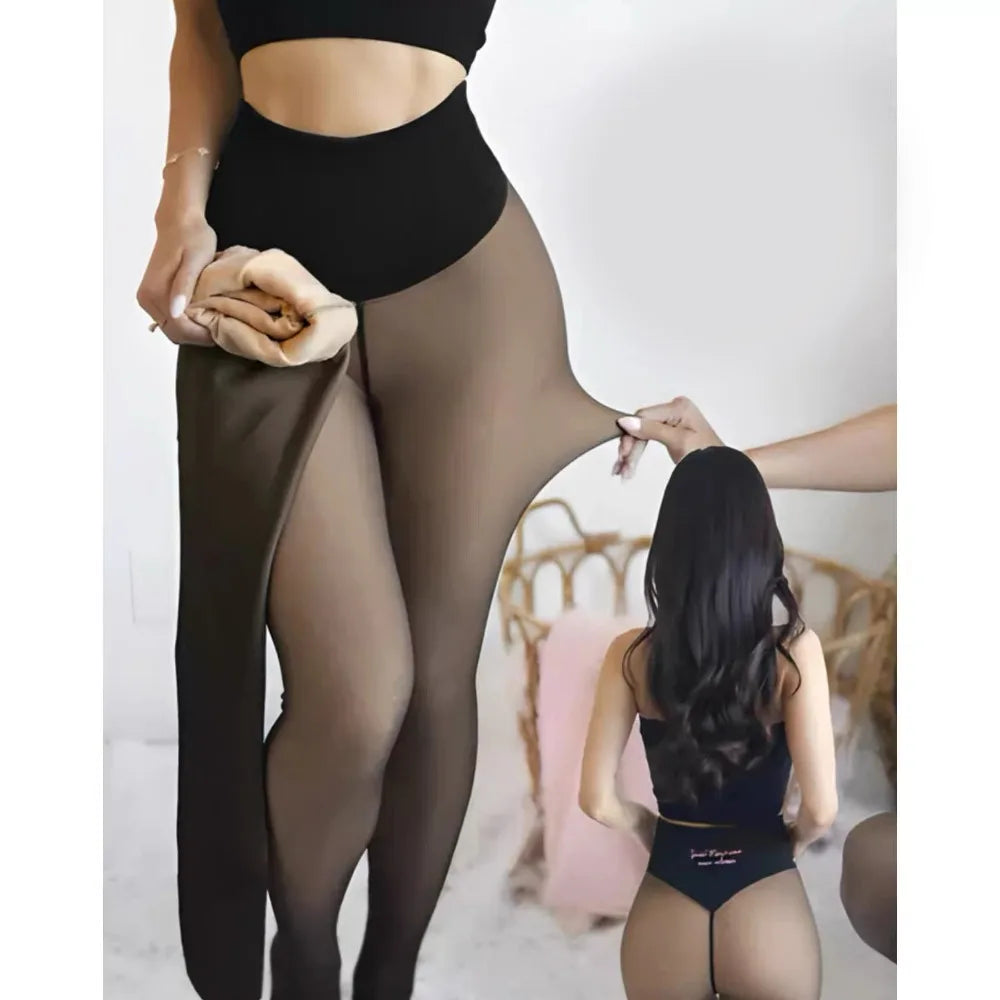 Warm pantyhose with a shaping butt effect from Corporación Turística, featuring a smooth, fitted design and stylish appearance.