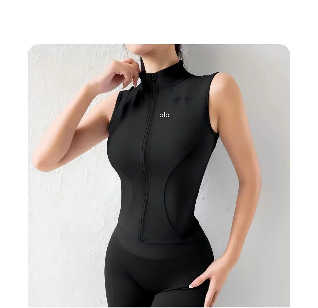 Top Yoga Mujer Sin Mangas Transpirable | Fitness y Deportes | Secado Rápido
