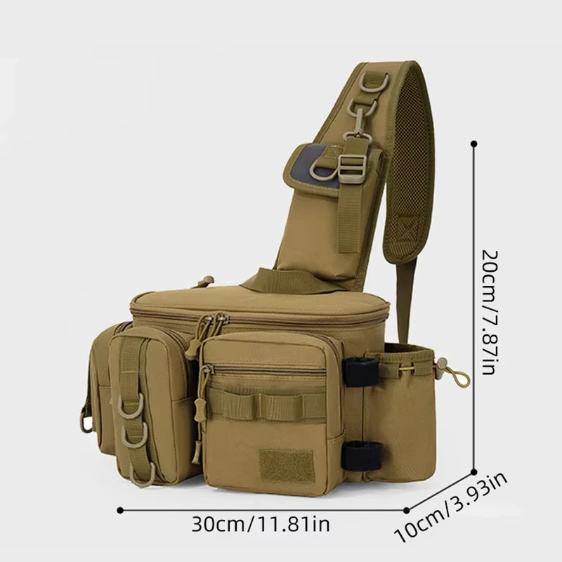 Mochila de Viaje para Camping, Bolsa de Pesca con Soporte...