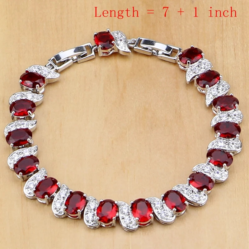 Conjunto de joyas de plata 925 Natural para mujer, pendie...