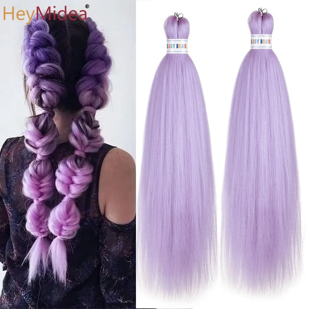 Extensiones de Cabello Sintético de 26 Pulgadas para Tren...