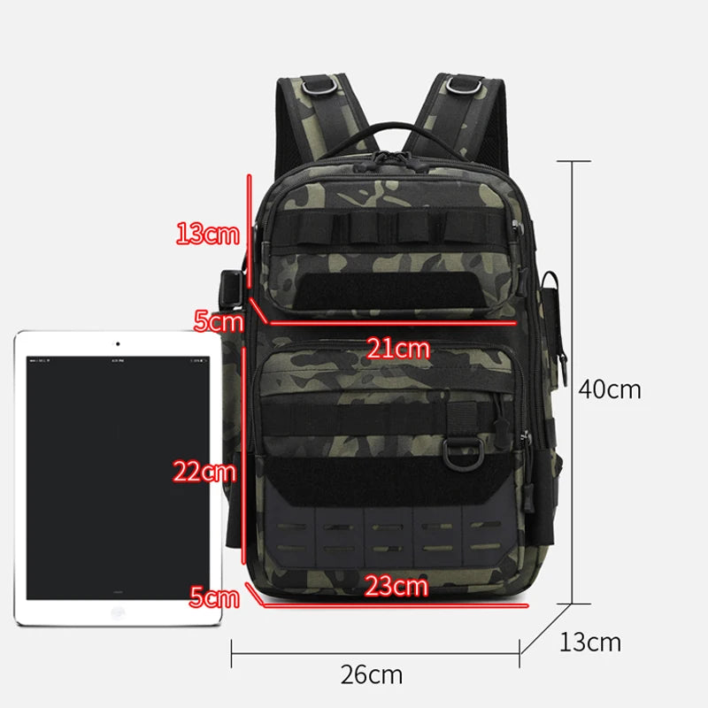 Mochila Táctica para Exteriores, para Campismo, Escalada,...