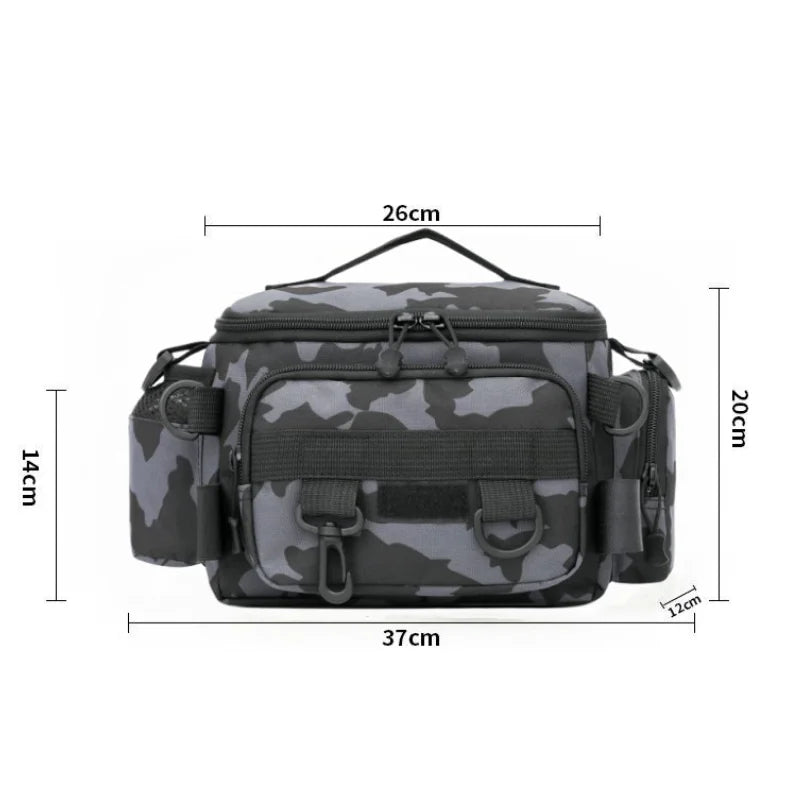 Mochila de Pesca, Bolsa de Cintura para Almacenamiento, B...