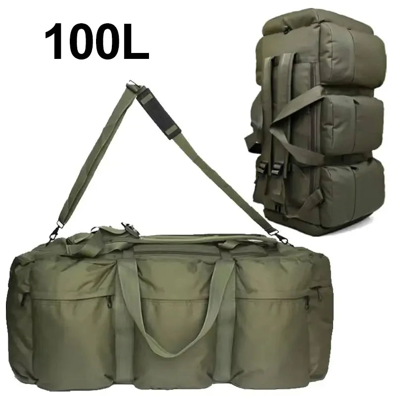 Bolsa de viaje para equipaje táctico de 100L, mochila de ...