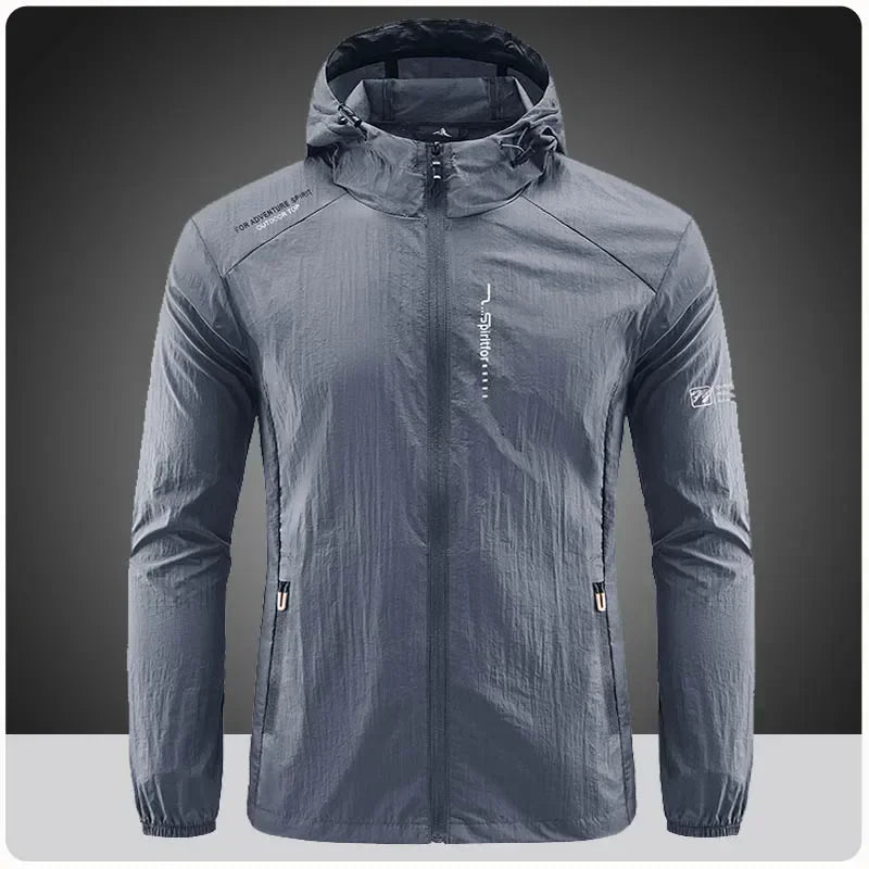 Chaqueta UPF50+ Secado Rápido Hombre: Solar, Senderismo, Ciclismo - Corporación Turística