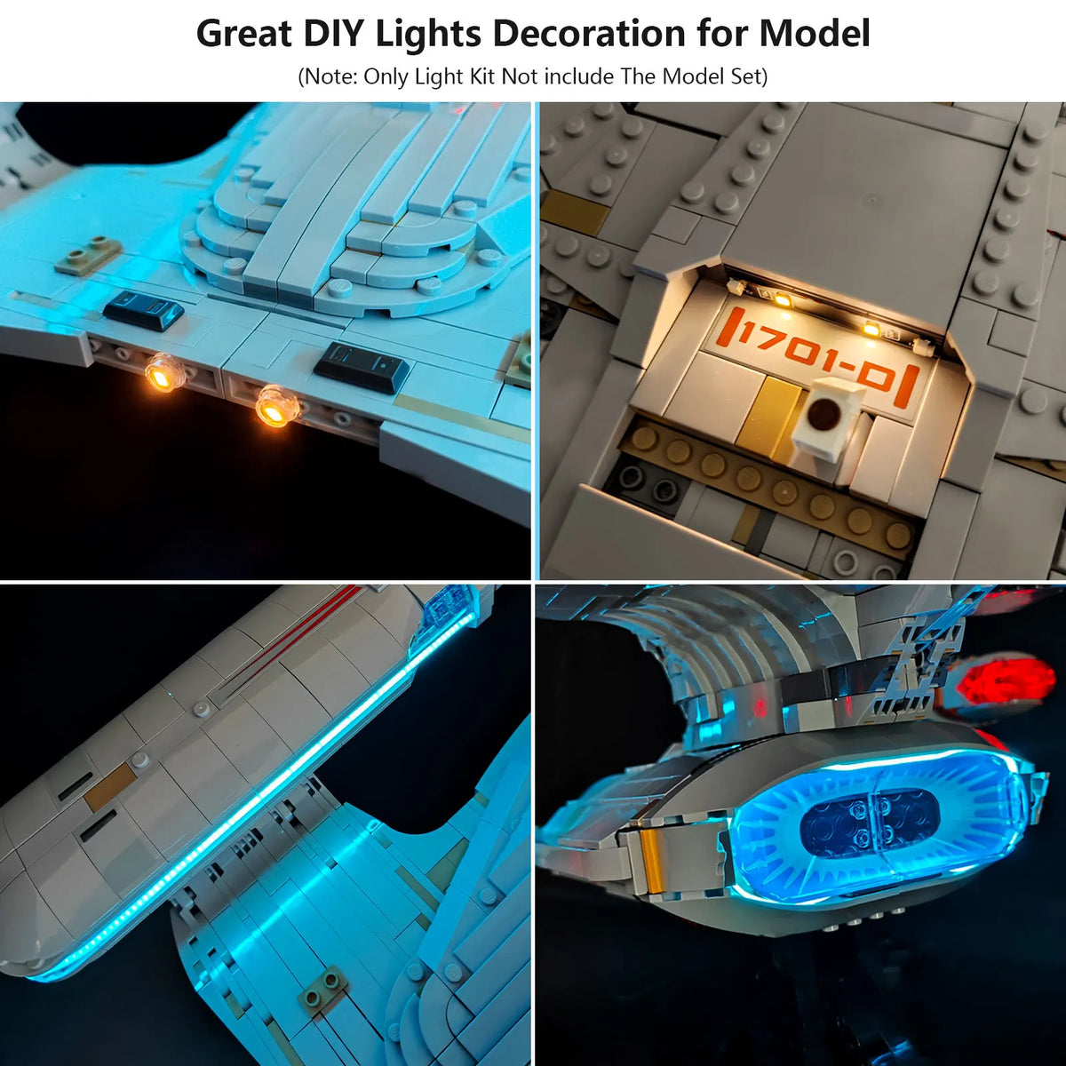 Kit de Iluminación LED LYBMTWF 10356 - Control Táctil/Remoto para Modelos