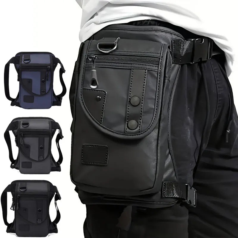 Riñonera para hombre, bolsa para pierna, cinturón de util...
