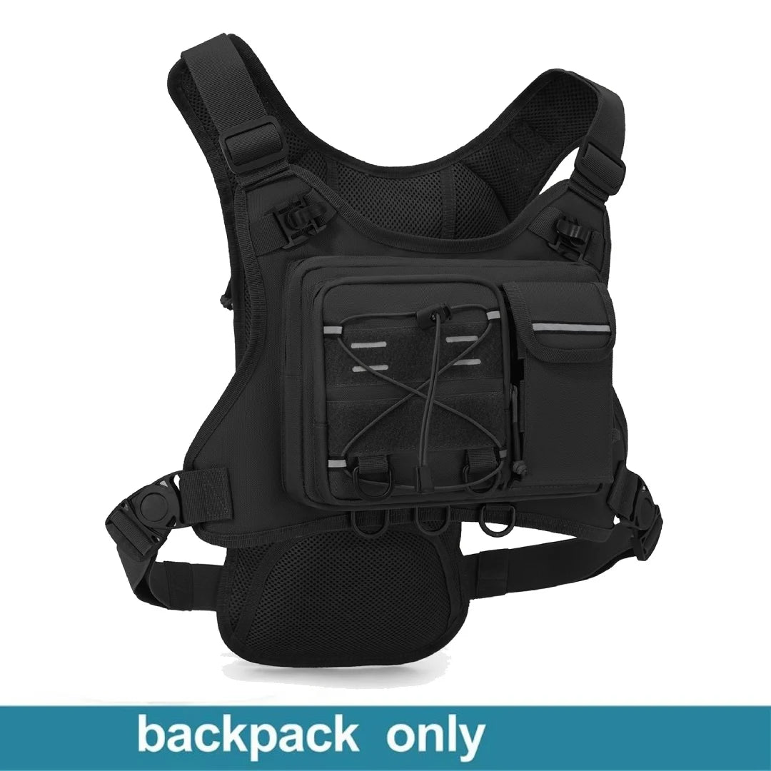 Chaleco Táctico Deportivo para Exteriores, Bolsa de Pecho...