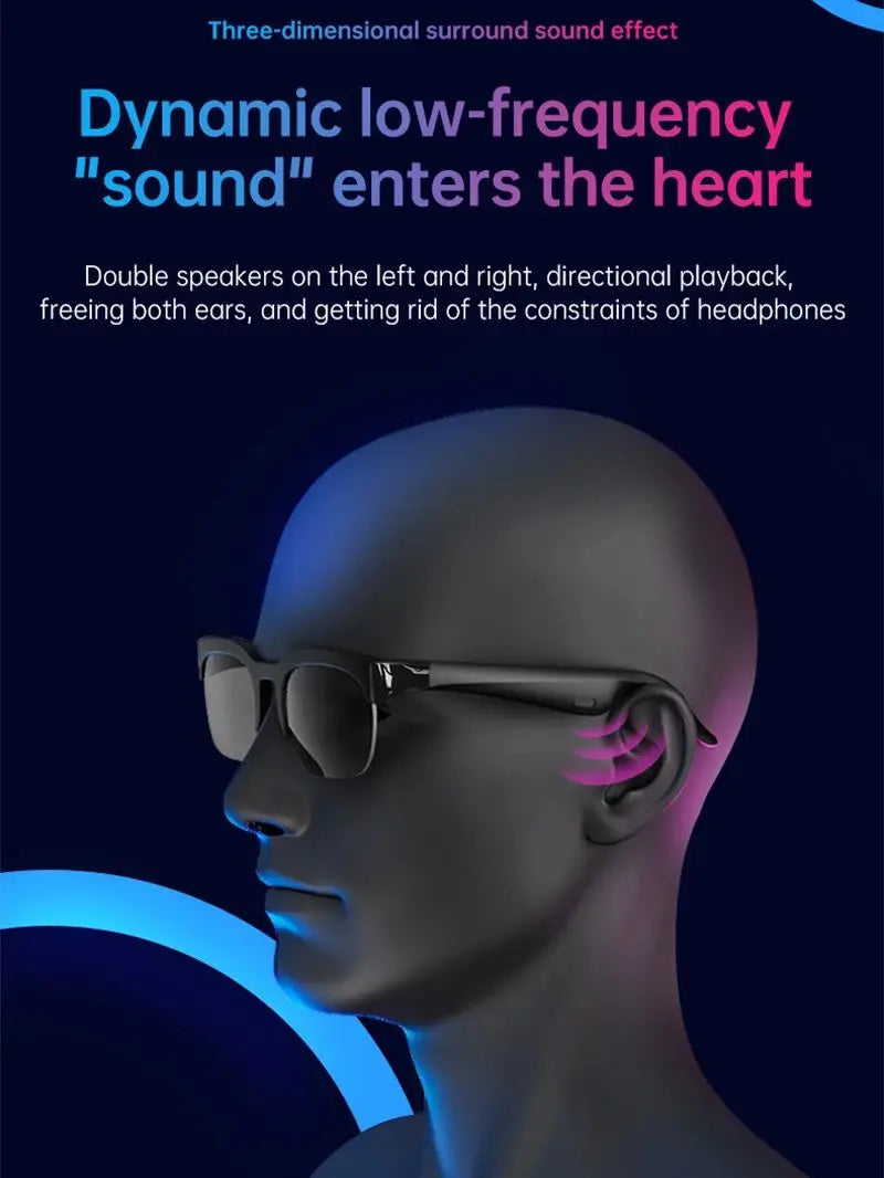 Gafas Inteligentes 2026 con Traducción IA, Bluetooth, Gra...