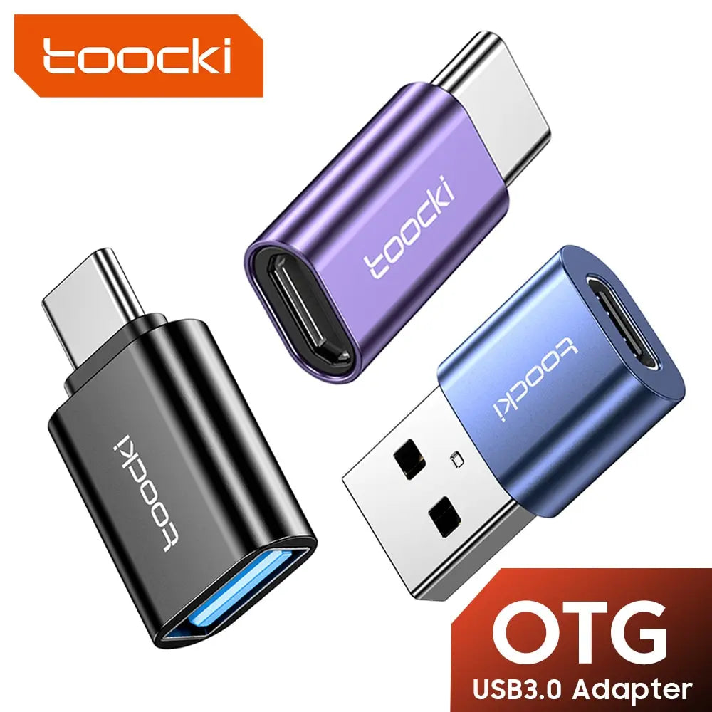 Adaptador USB 3.0 Toocki Tipo C a USB OTG para Macbook Xiaomi