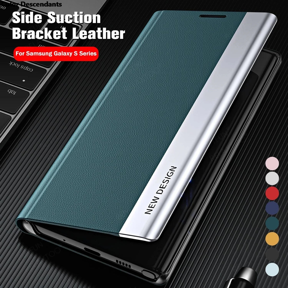 Samsung Galaxy S23 S22 S24 Ultra protective case with rope design by Corporación Turística, shown on the device.