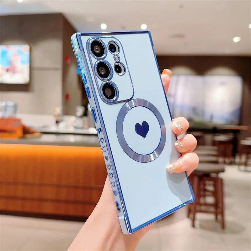 Samsung Galaxy S series MagSafe case by Corporación Turística, featuring a sleek, protective design for Galaxy S22 to S26 smartphones.