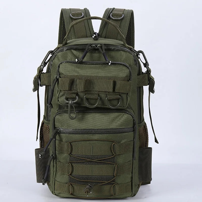 Señuelo de pesca, mochila táctica para acampar, bolsa par...