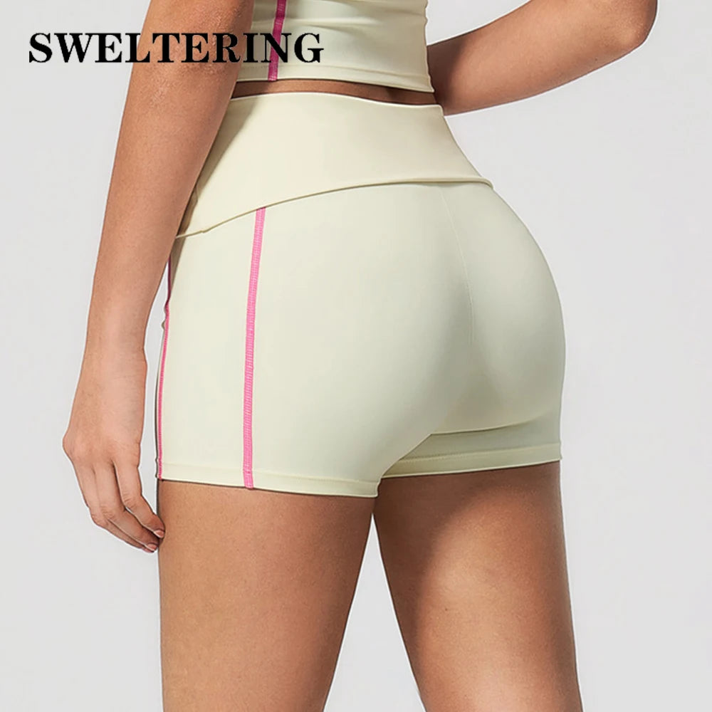Shorts de Yoga de Cintura Alta para Mujer, Transpirables,...
