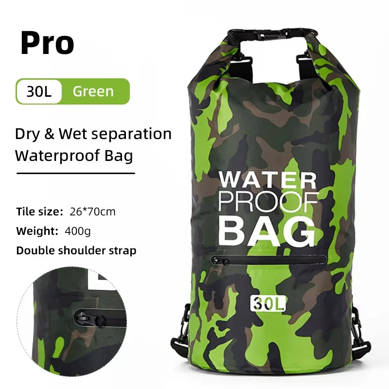 Paquete de natación de PVC, mochila seca para mujeres y h...