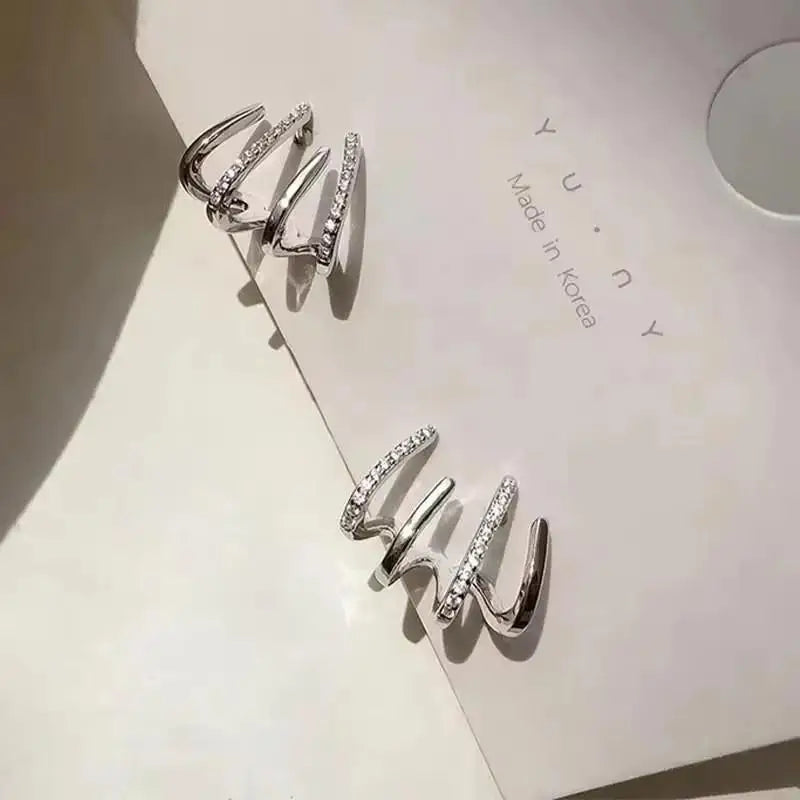 Pendientes colgantes de circonio de moda coreana para muj...