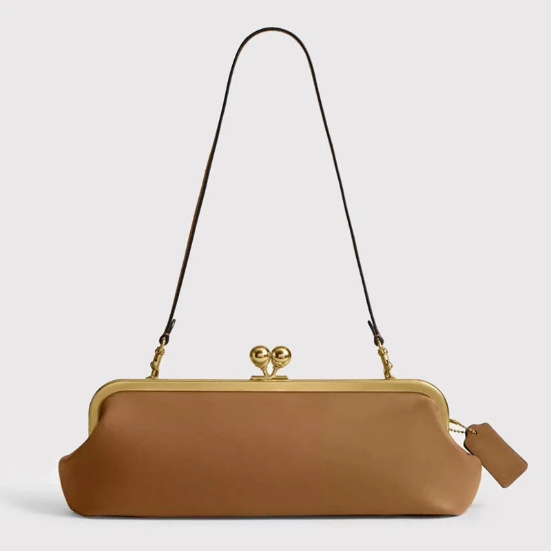 Bolsos clásicos con cierre de beso de 30 cm para mujer bo...