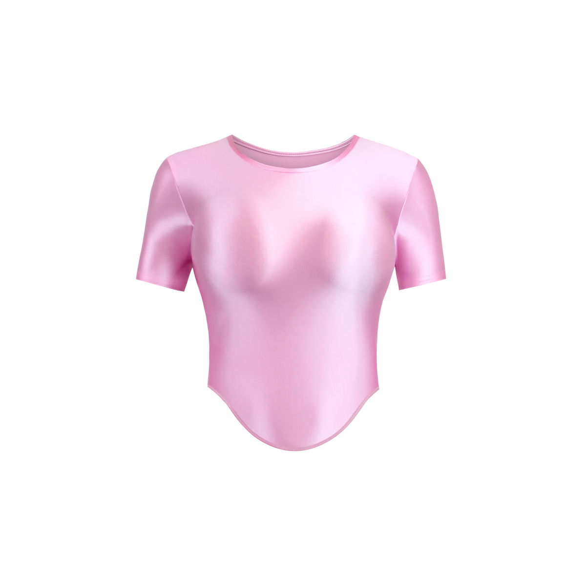 Camiseta elástica brillante y suave para mujer MJINM, cam...