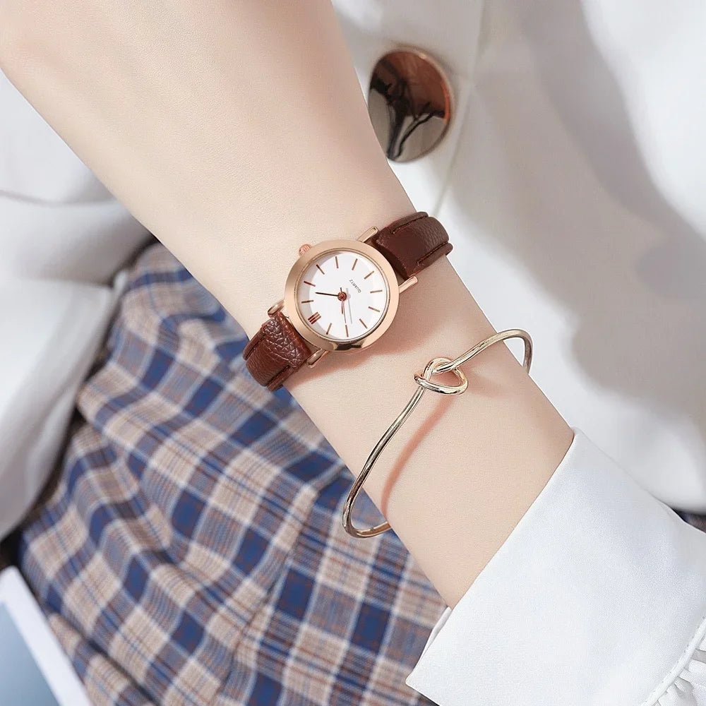 Reloj de Cuarzo para Mujer AAAMinimalist con Esfera Blanc...