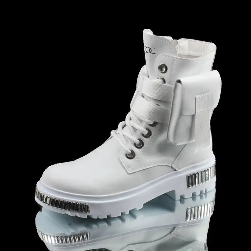 Botas de Invierno para Hombre 2025, Blancas, de Terciopel...