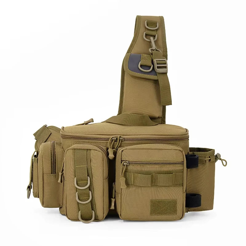 Mochila de Viaje para Camping, Bolsa de Pesca con Soporte...