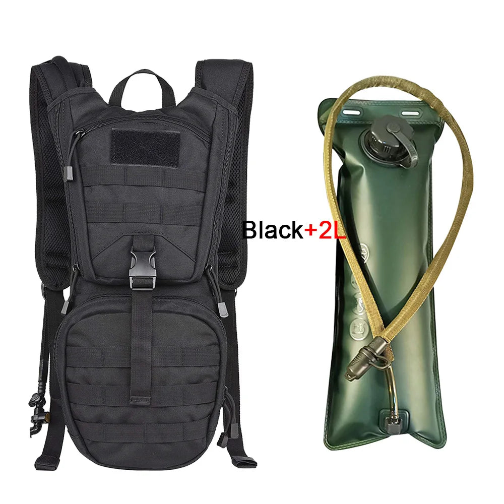 Mochila de hidratación 2 en 1 con vejiga de agua de 2/3L,...