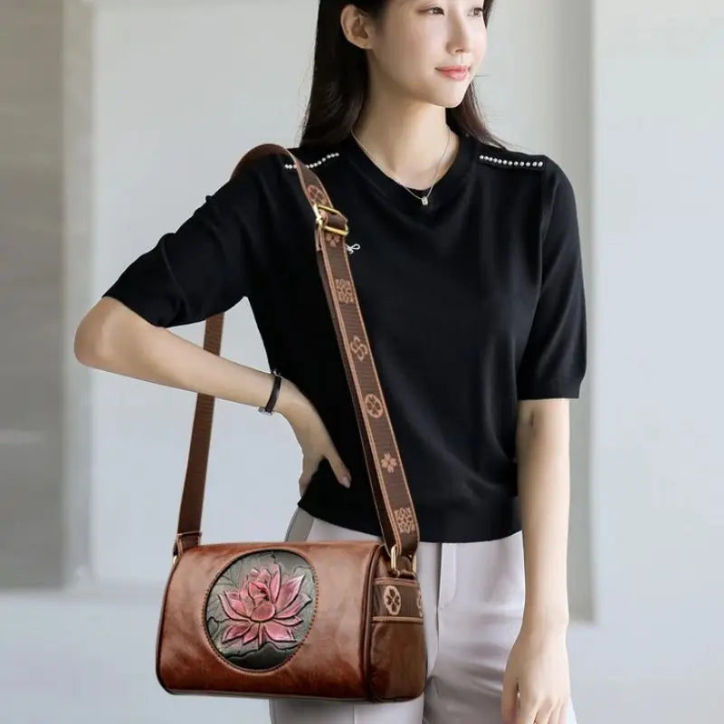 Bolso informal para mujer, bolsos de hombro tipo bandoler...
