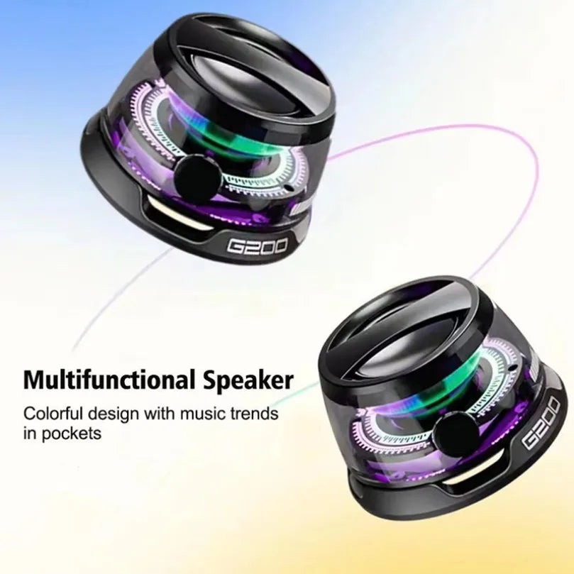 VIKEFON HECATE G200 Altavoz Bluetooth Portátil RGB Soporte Teléfono