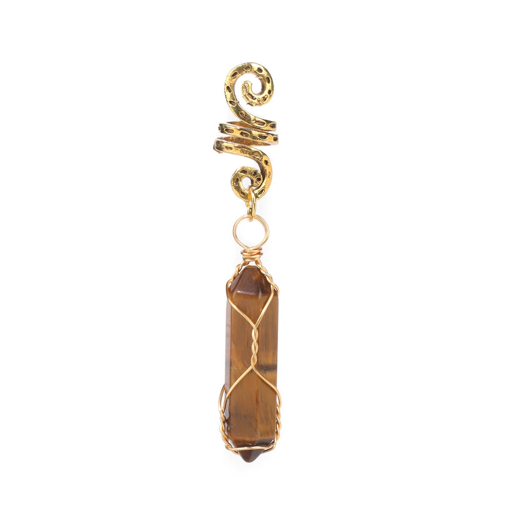 Colgante de piedra Natural para mujer y niña, accesorios ...