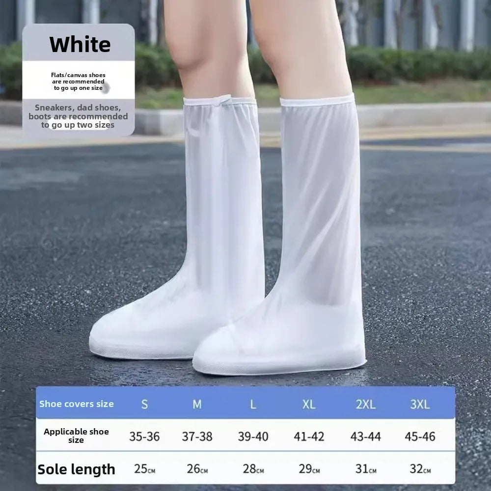 Thick disposable waterproof shoe cover from Corporación Turística, reusable, designed to protect shoes from water and dirt.