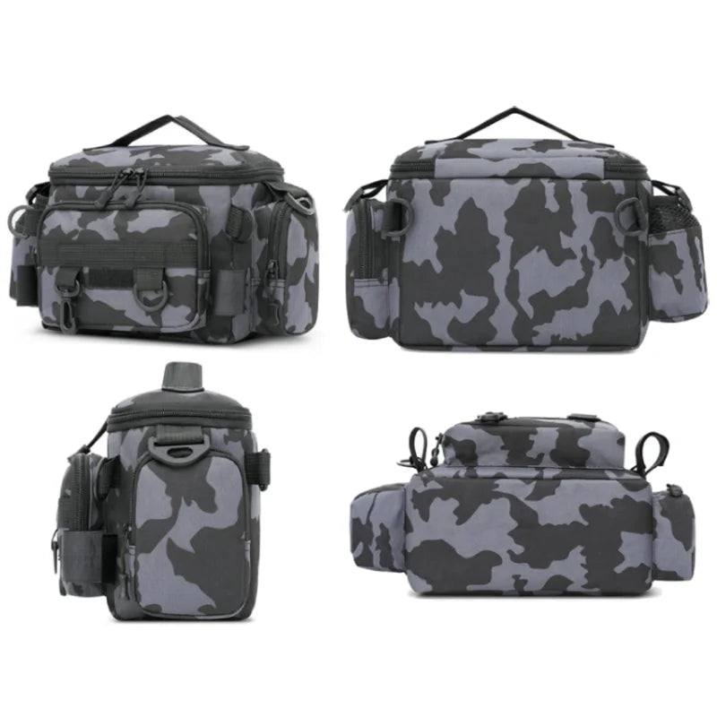 Mochila de Pesca, Bolsa de Cintura para Almacenamiento, B...
