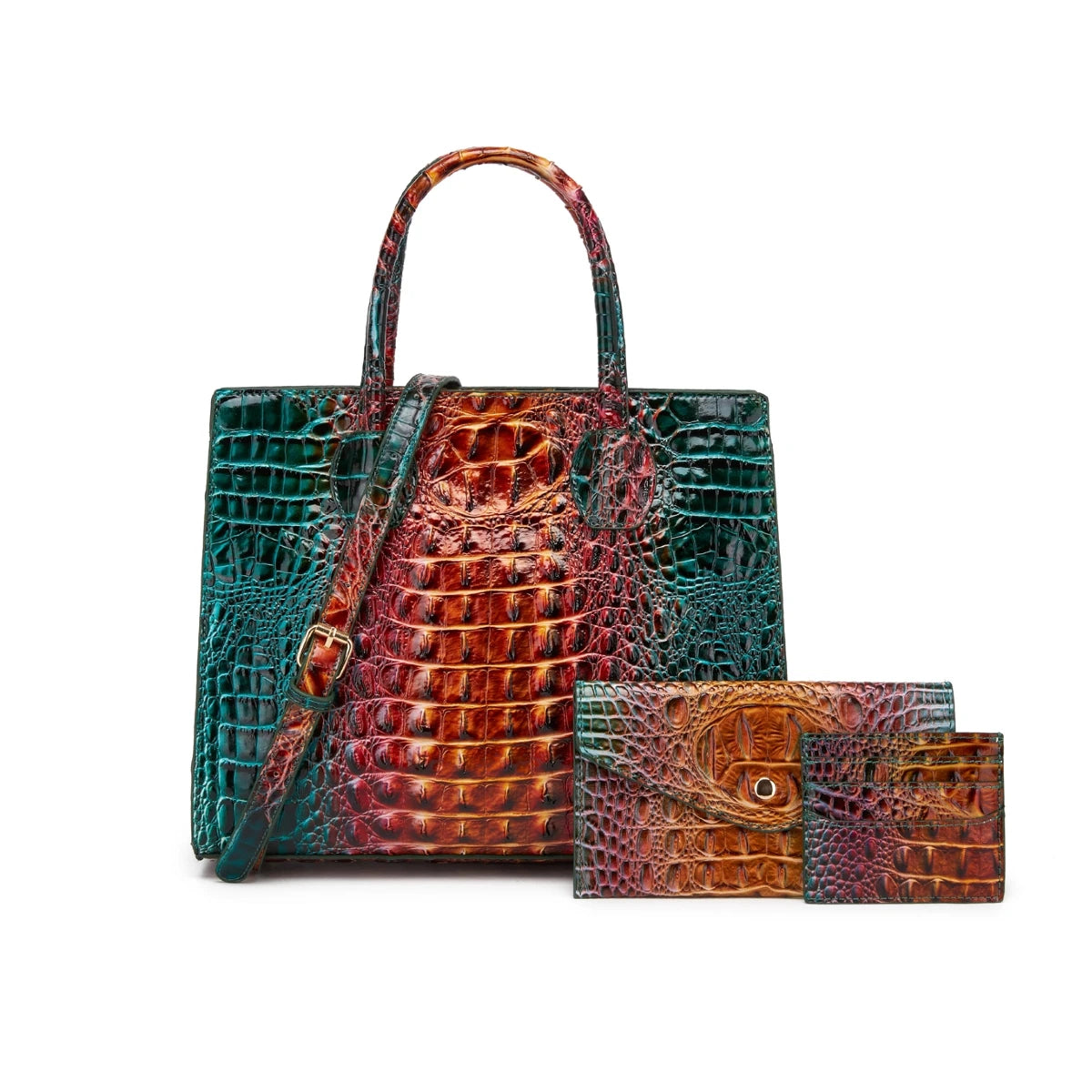 Bolso de mano de gran capacidad para mujer, juego de 3 pi...