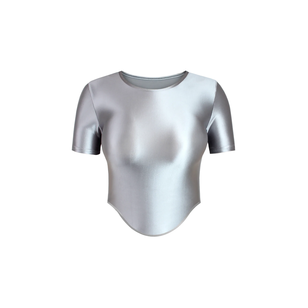 Camiseta elástica brillante y suave para mujer MJINM, cam...