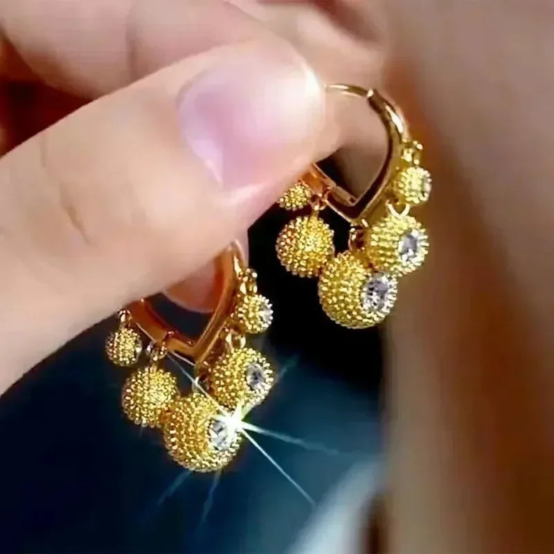 Pendientes colgantes exquisitos de piedra de ojo de gato ...