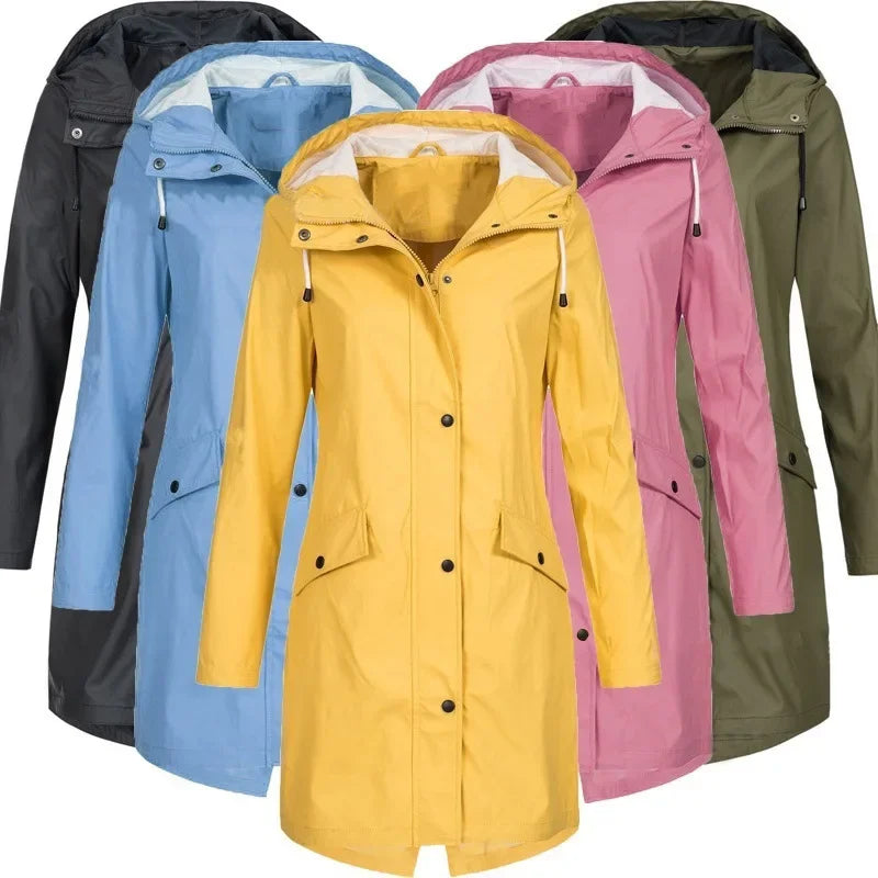 Warm fall and winter cargo jackets by Corporación Turística, featuring durable fabric and multiple pockets for outdoor wear.