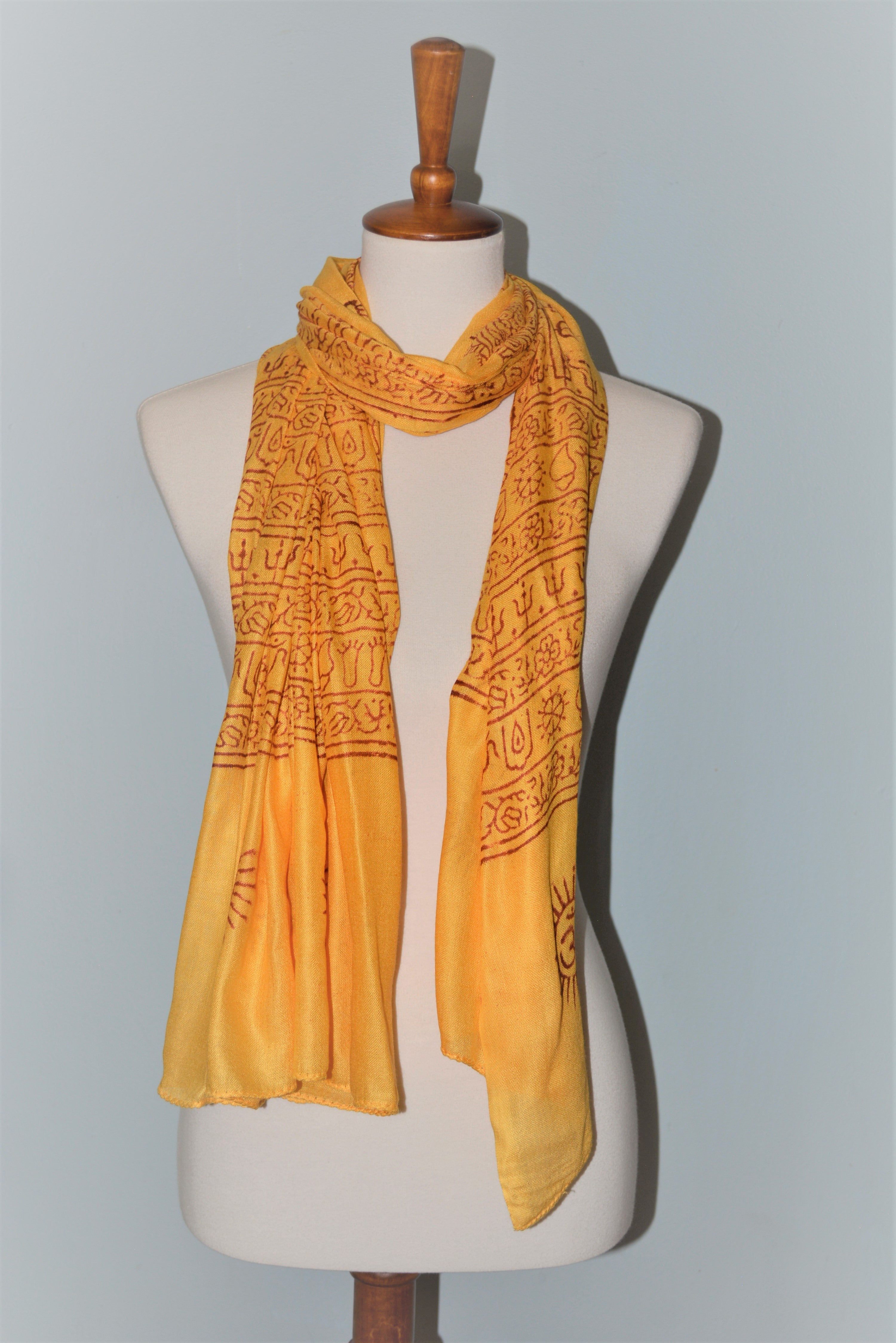 OM Ganesha Mantra Meditation Prayer Shawl