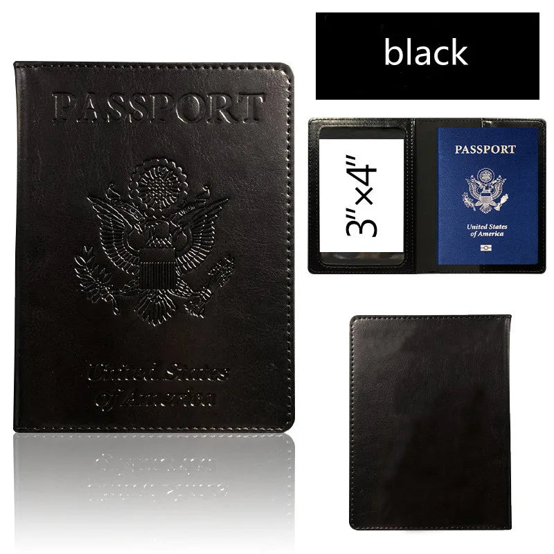 Funda Pasaporte Cuero RFID AEROCANDY - Viaje Seguro y Organizado