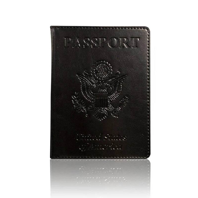 Funda Pasaporte Cuero RFID AEROCANDY - Viaje Seguro y Organizado