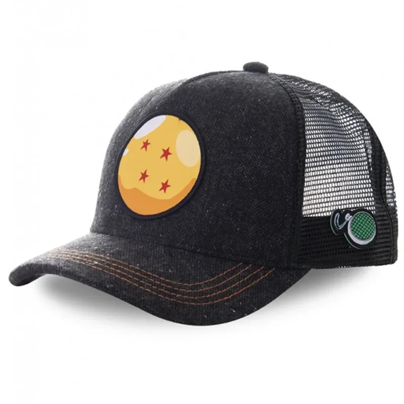 Gorra Dragon Ball Son Goku Verano Bordada Hip Hop Malla Ajustable - Corporación Turística