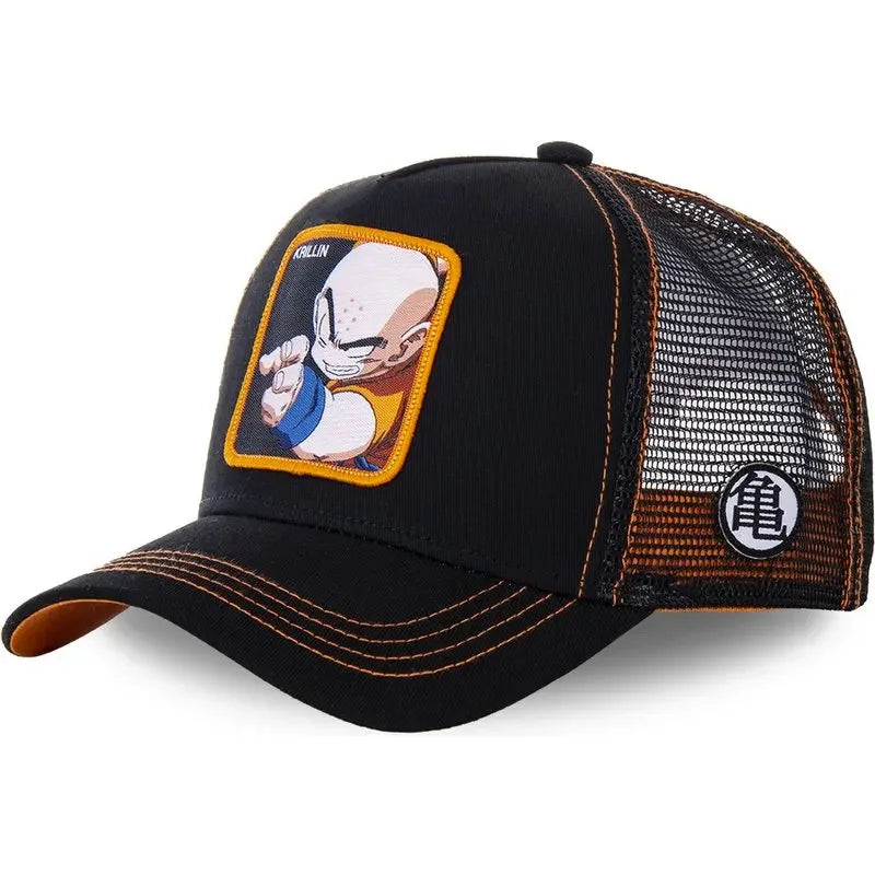 Gorra Dragon Ball Son Goku Verano Bordada Hip Hop Malla Ajustable - Corporación Turística