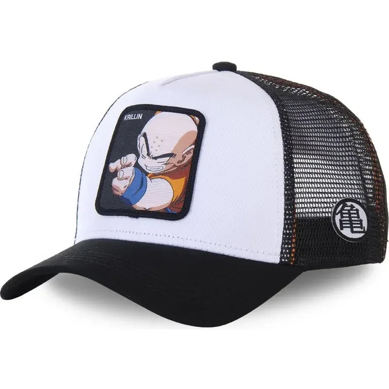 Gorra Dragon Ball Son Goku Verano Bordada Hip Hop Malla Ajustable - Corporación Turística